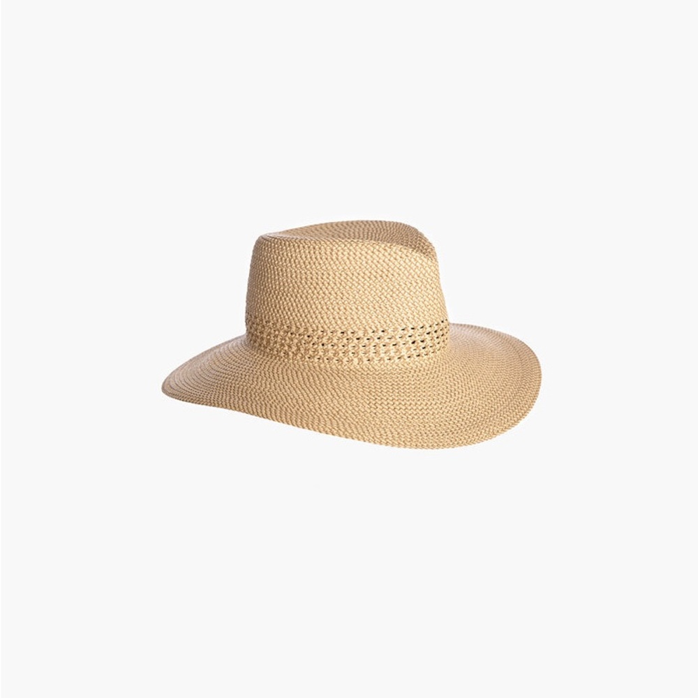 Eric Javits Tan Woven Sun Hat